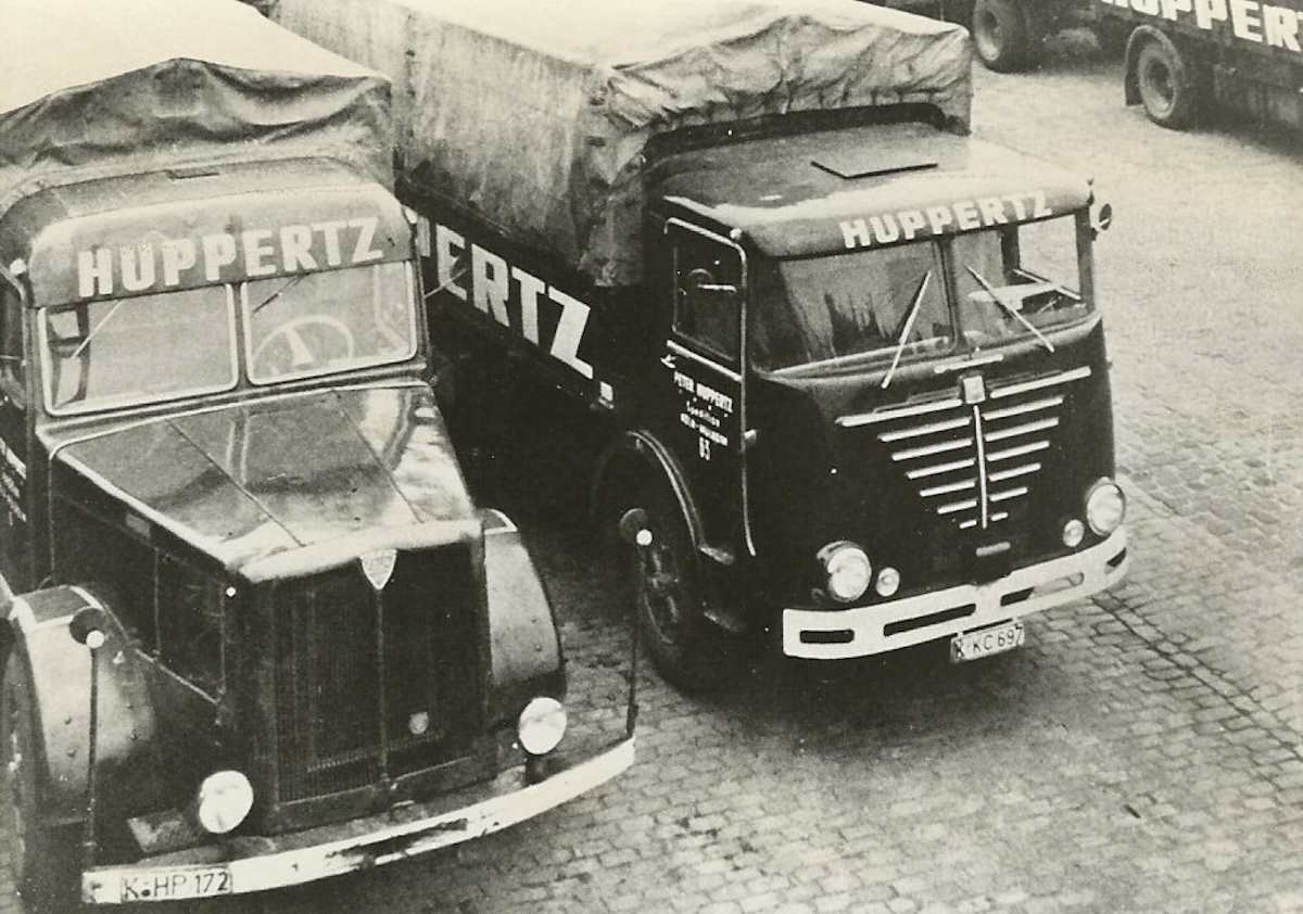 Historische Huppertz-LKW-Flotte